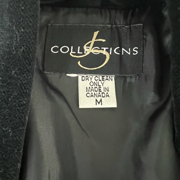 velvet coat, trench - long, VINTAGE , opera coat jacket duster sz M - Picture 3 of 9